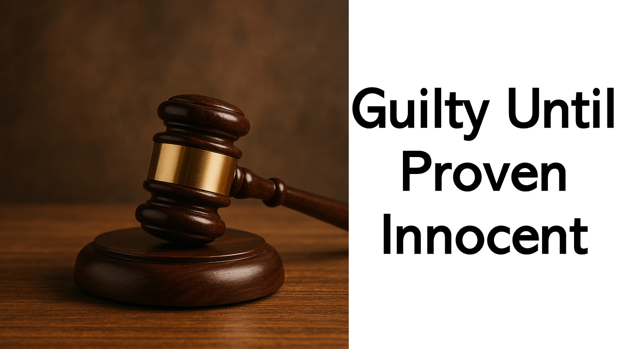 Guilty Until Proven Innocent Guilty Until Proven Innocent