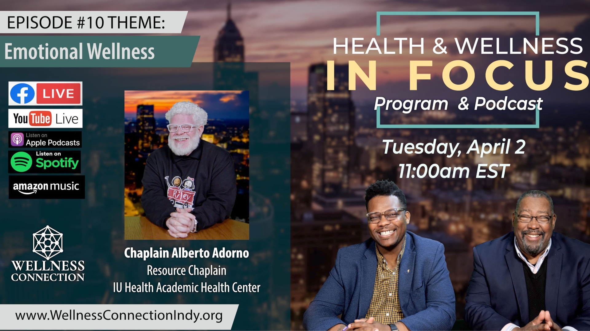 Chaplain Alberto Adorno | Emotional Wellness  - Audio