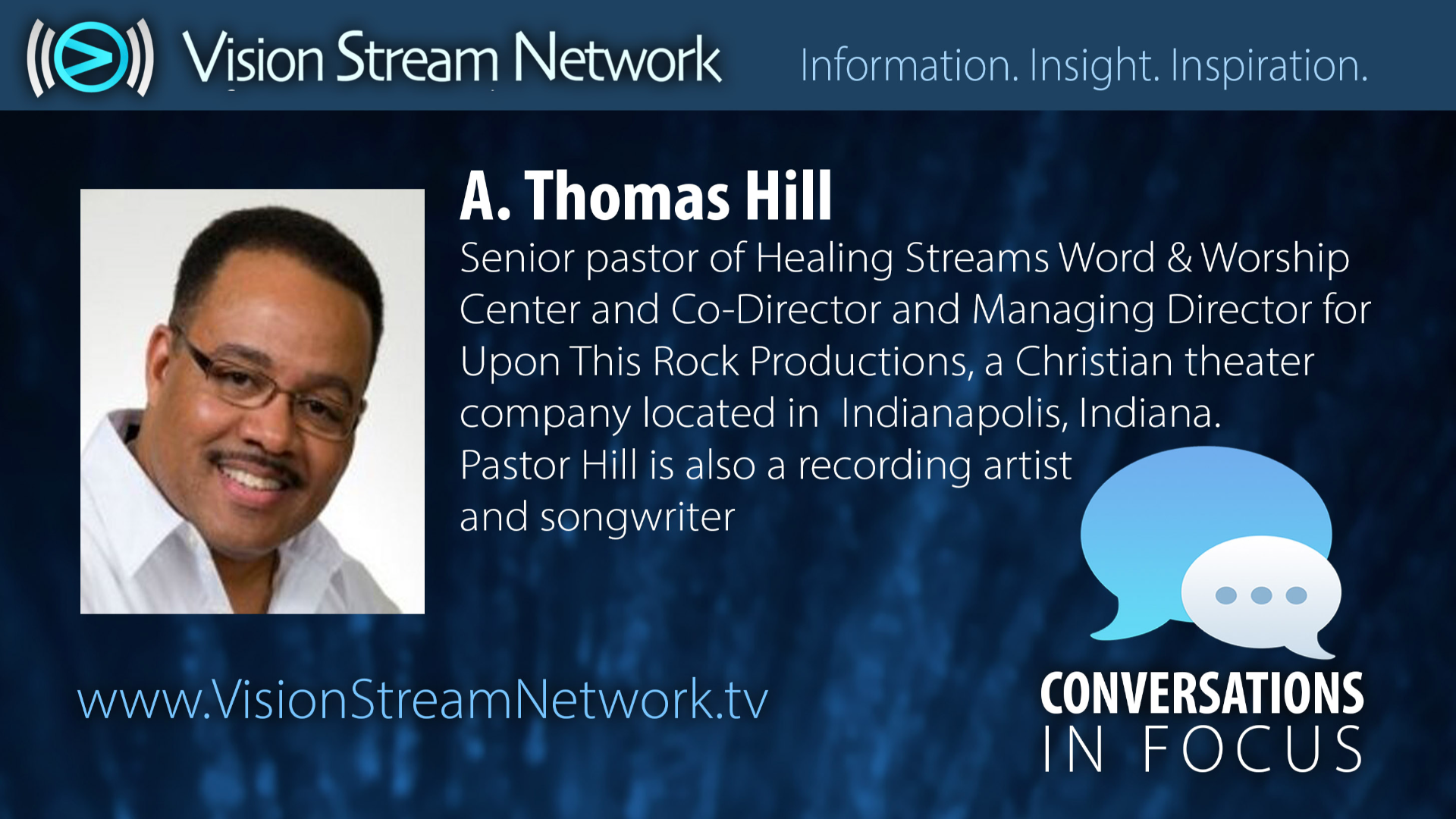 A. Thomas Hill | Conversations In Focus - Audio