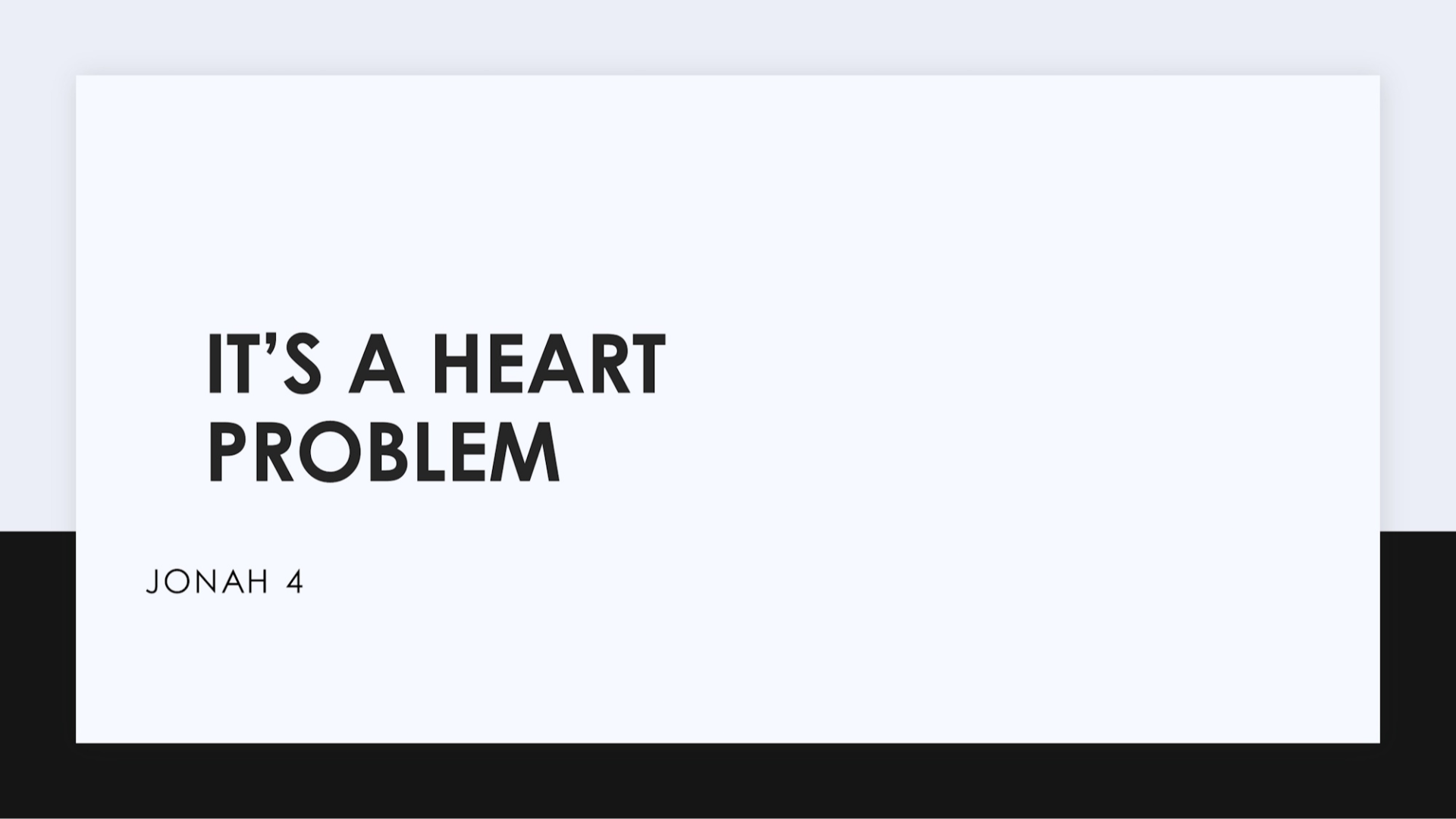 It's A Heart Problem - Audio