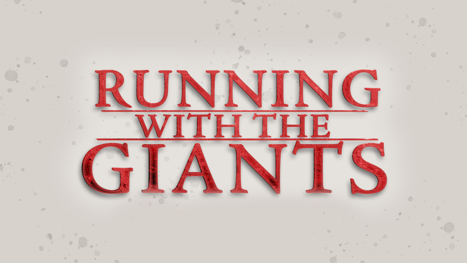 Running with the Giants Part 2 - Moses - Audio