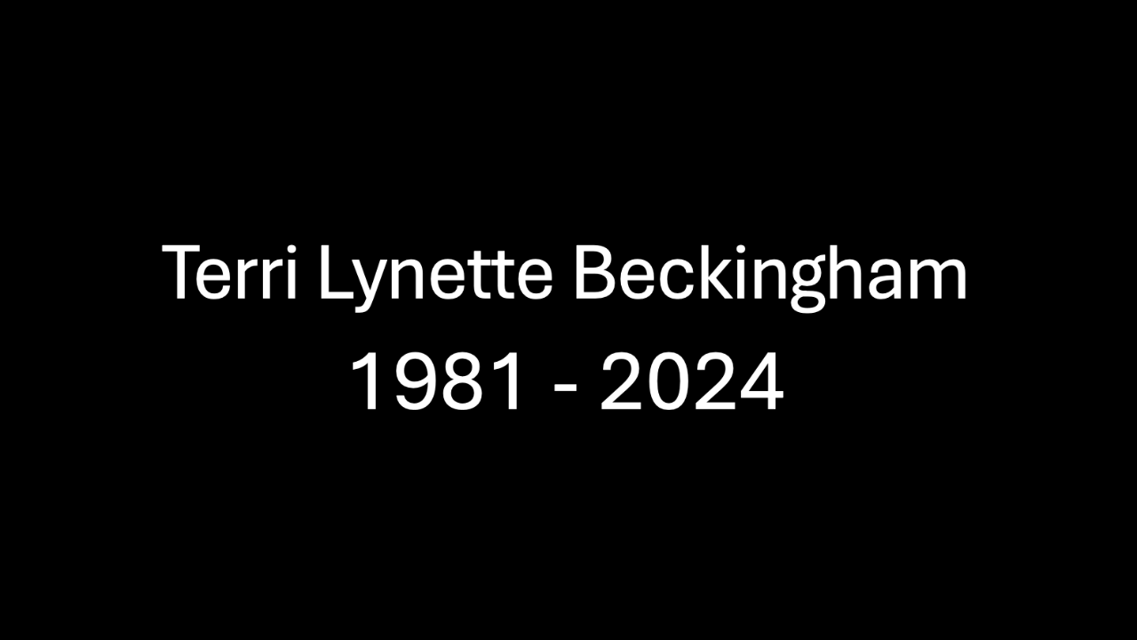 TERRI BECKINGHAM SLIDESHOW: 1981 - 2024 TERRI BECKINGHAM SLIDESHOW: 1981 - 2024