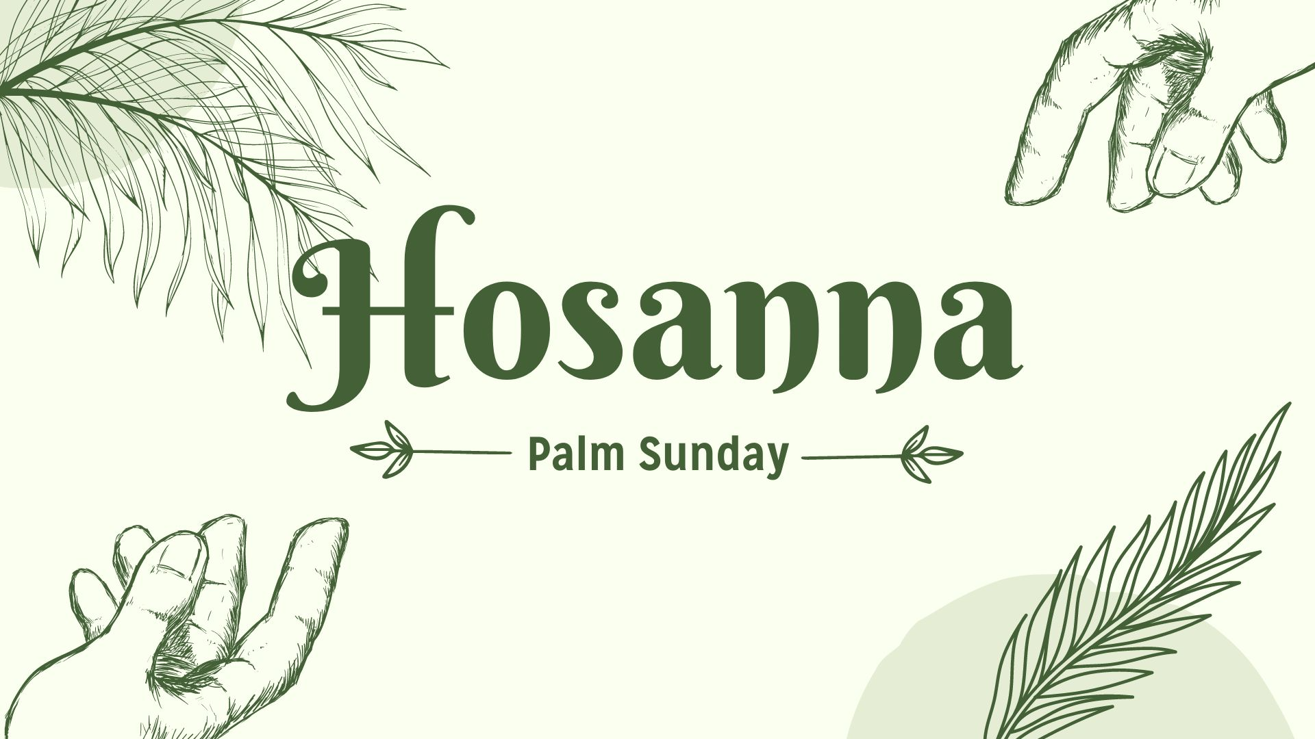 Hosanna | April 2, 2023 | The Gospel of John - Audio