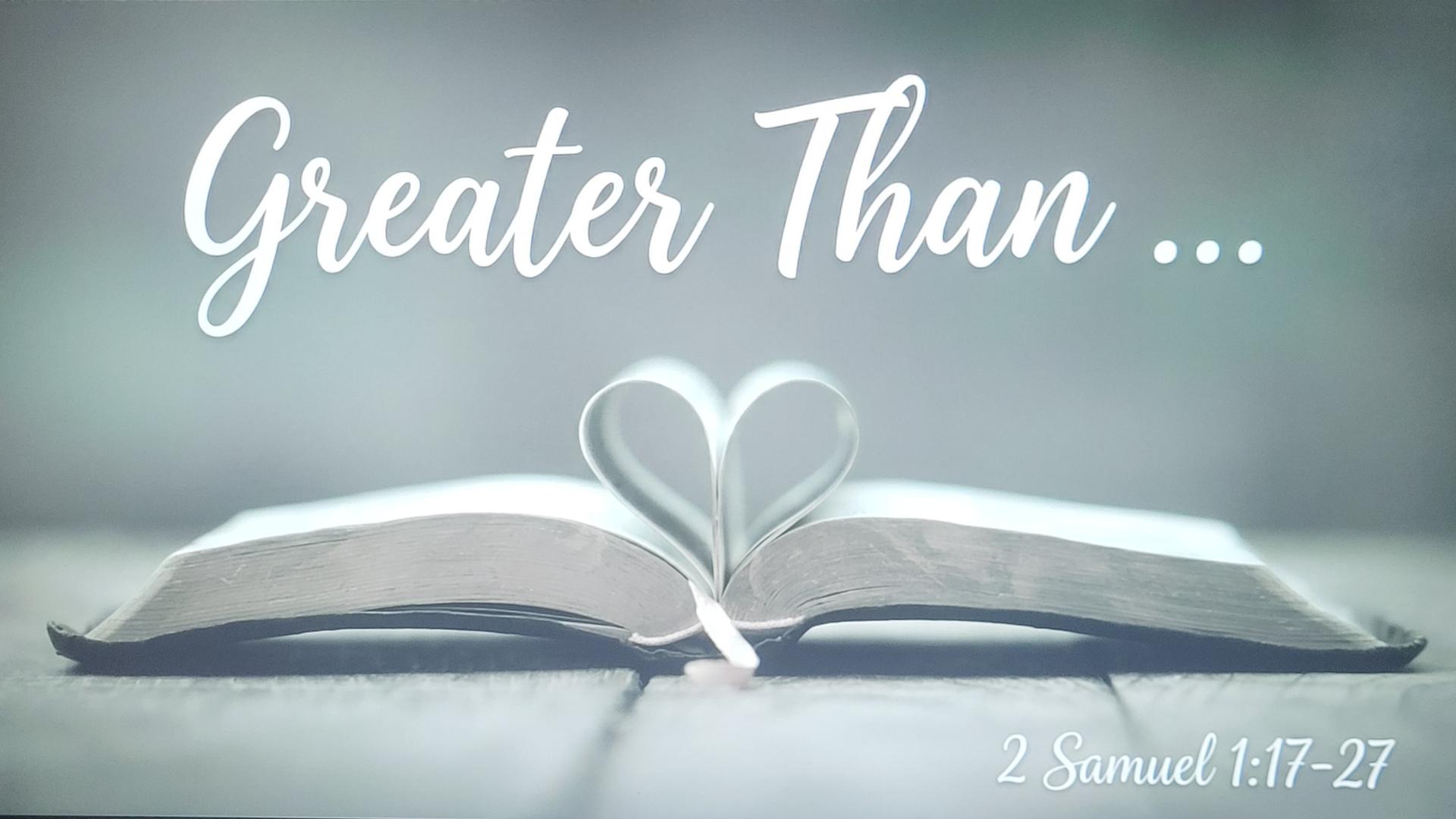 Greater Than...