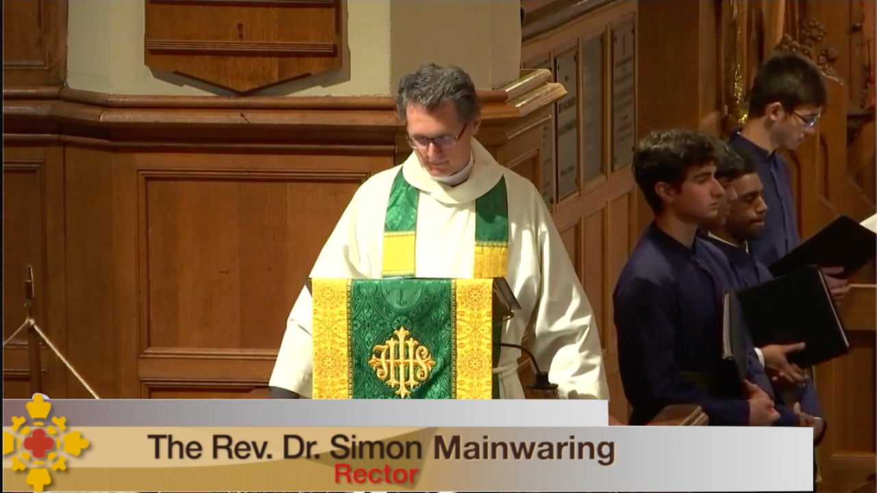 The Twenty-fourth Sunday after Pentecost | November 12, 2023 | The Rev. Dr. Simon Mainwaring episode artwork