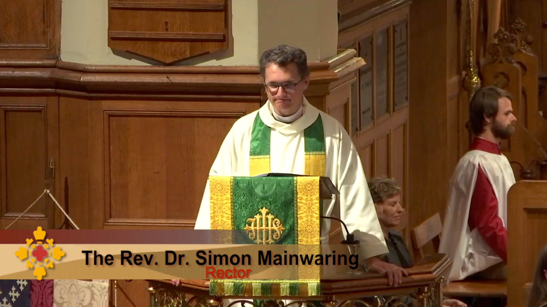 The Rev. Dr. Simon J. Mainwaring | September 25, 2022 | 11:15 a.m.