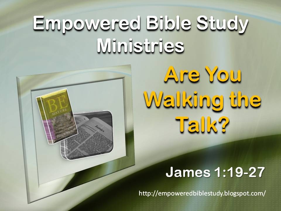 Are You Walking the Talk?