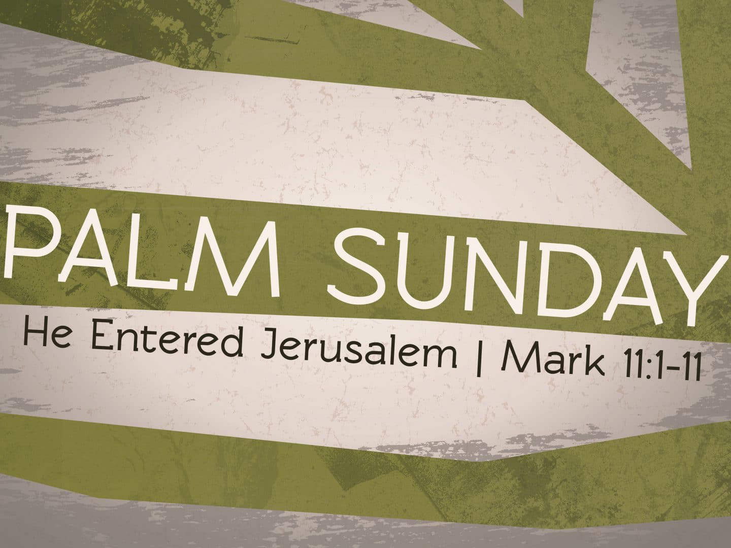 He Entered Jerusalem episode artwork