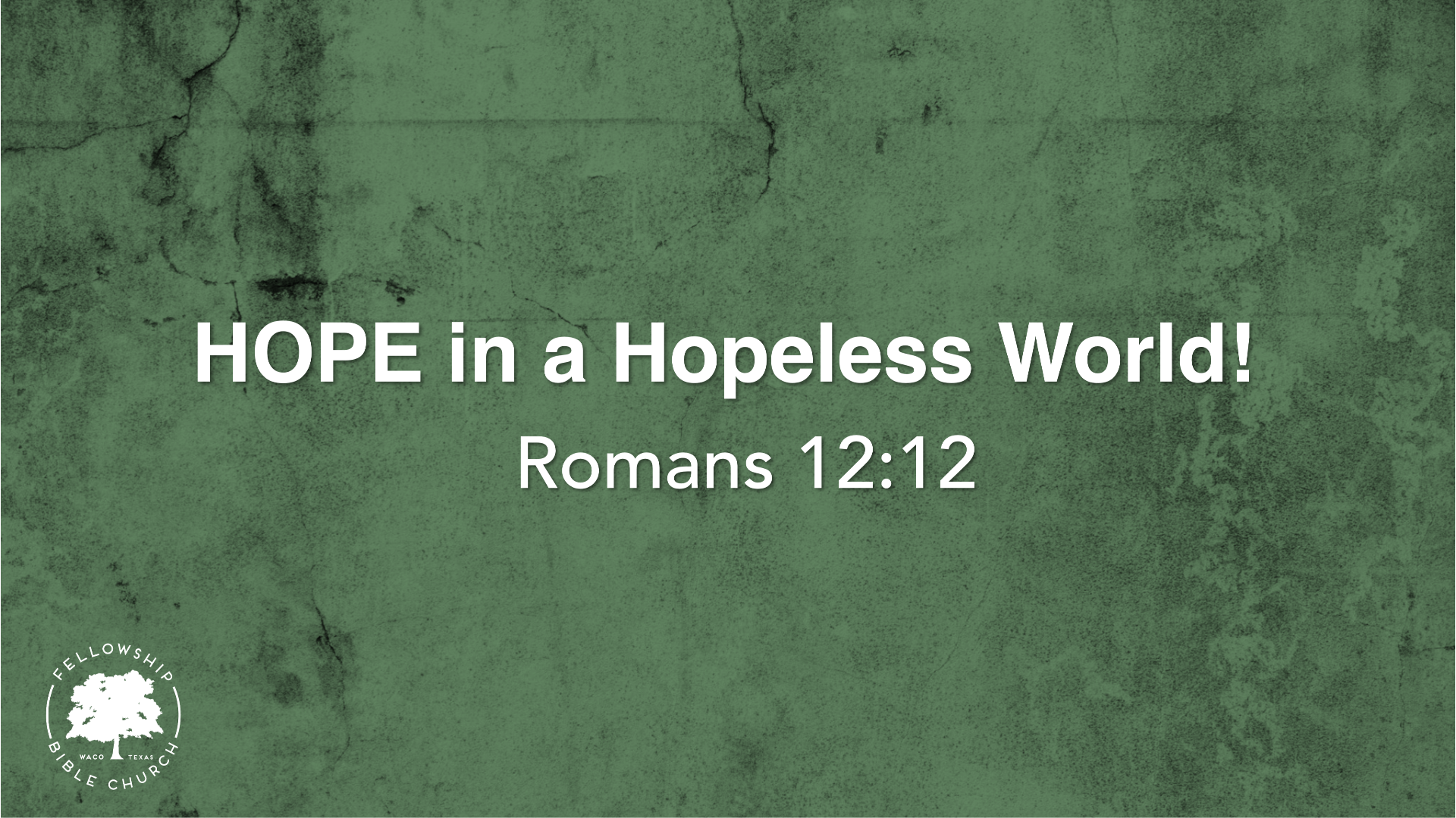 November 28, 2021 | HOPE in a Hopeless World! episode artwork