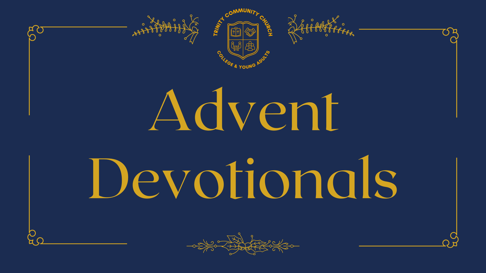 Advent Devotional Pt. 1 - Audio episode artwork