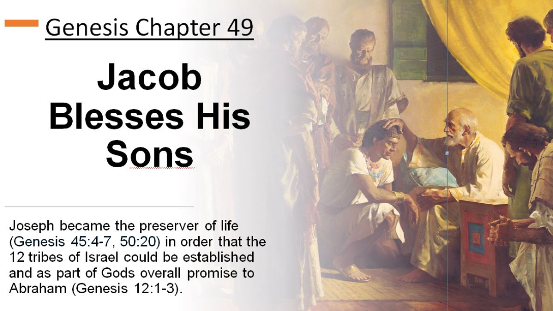 Jacob Blesses his Sons