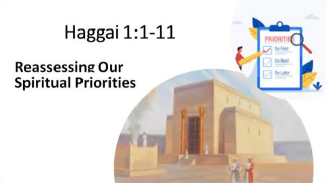 Reassessing Our Spiritual Priorities