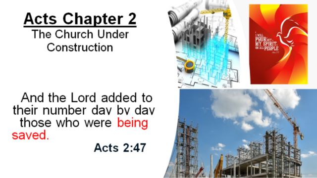 Being Saved Acts 2:49