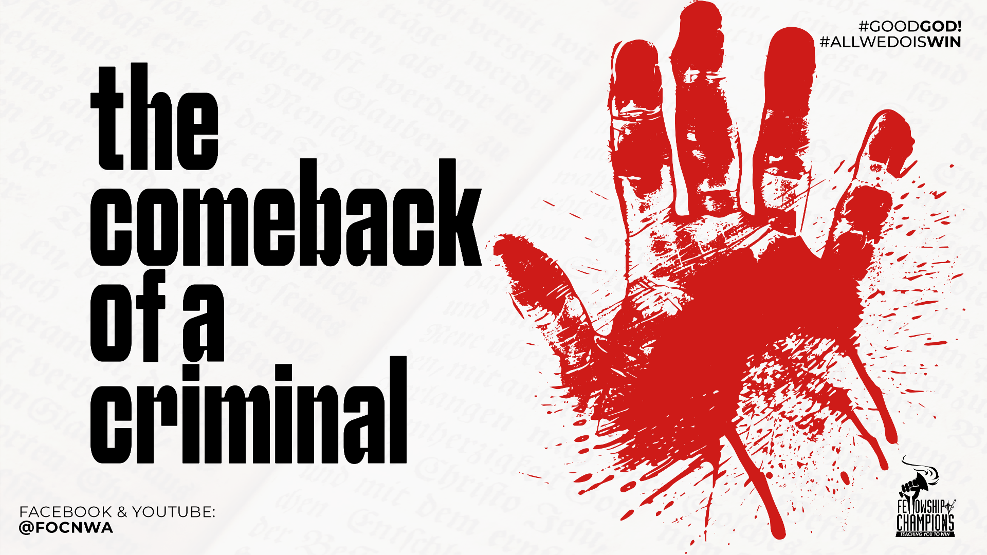 The Comeback of A Criminal - Audio episode artwork