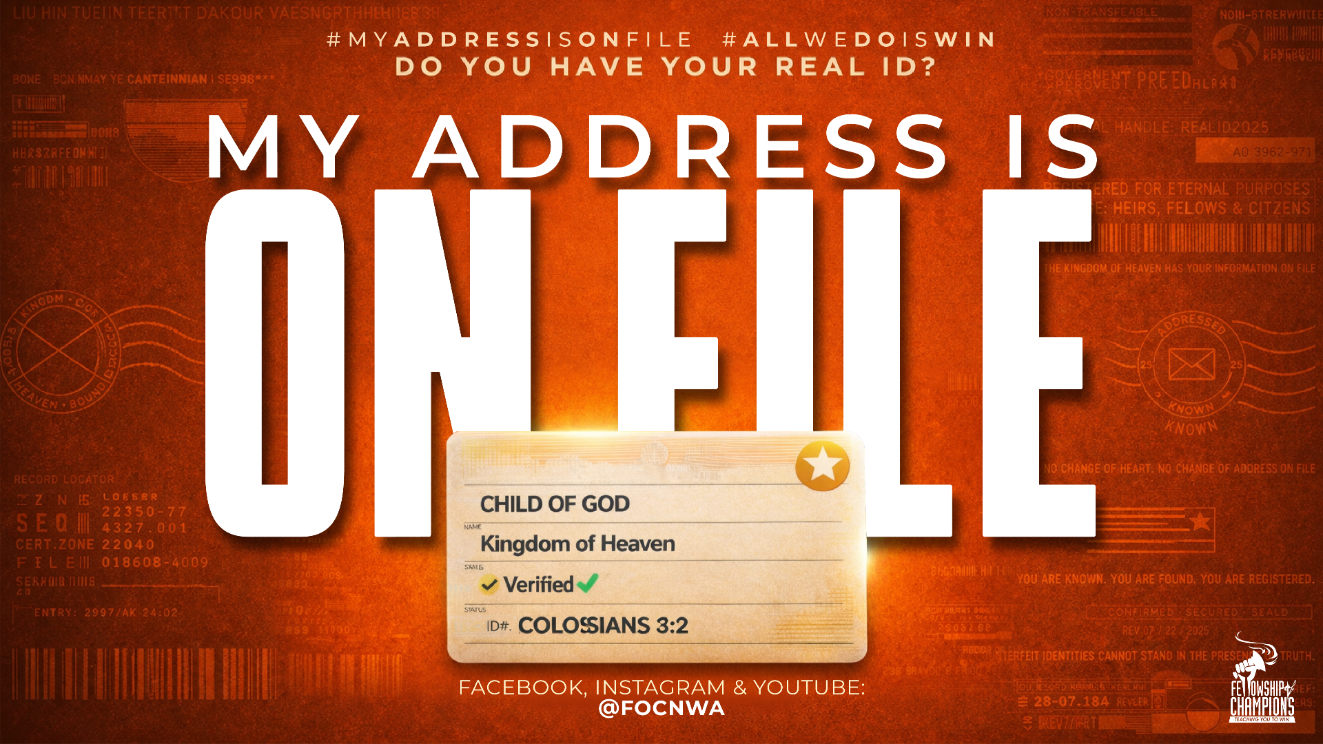 Do You Have Your Real Id? Pt. 6 - My Address Is On File - Audio episode artwork