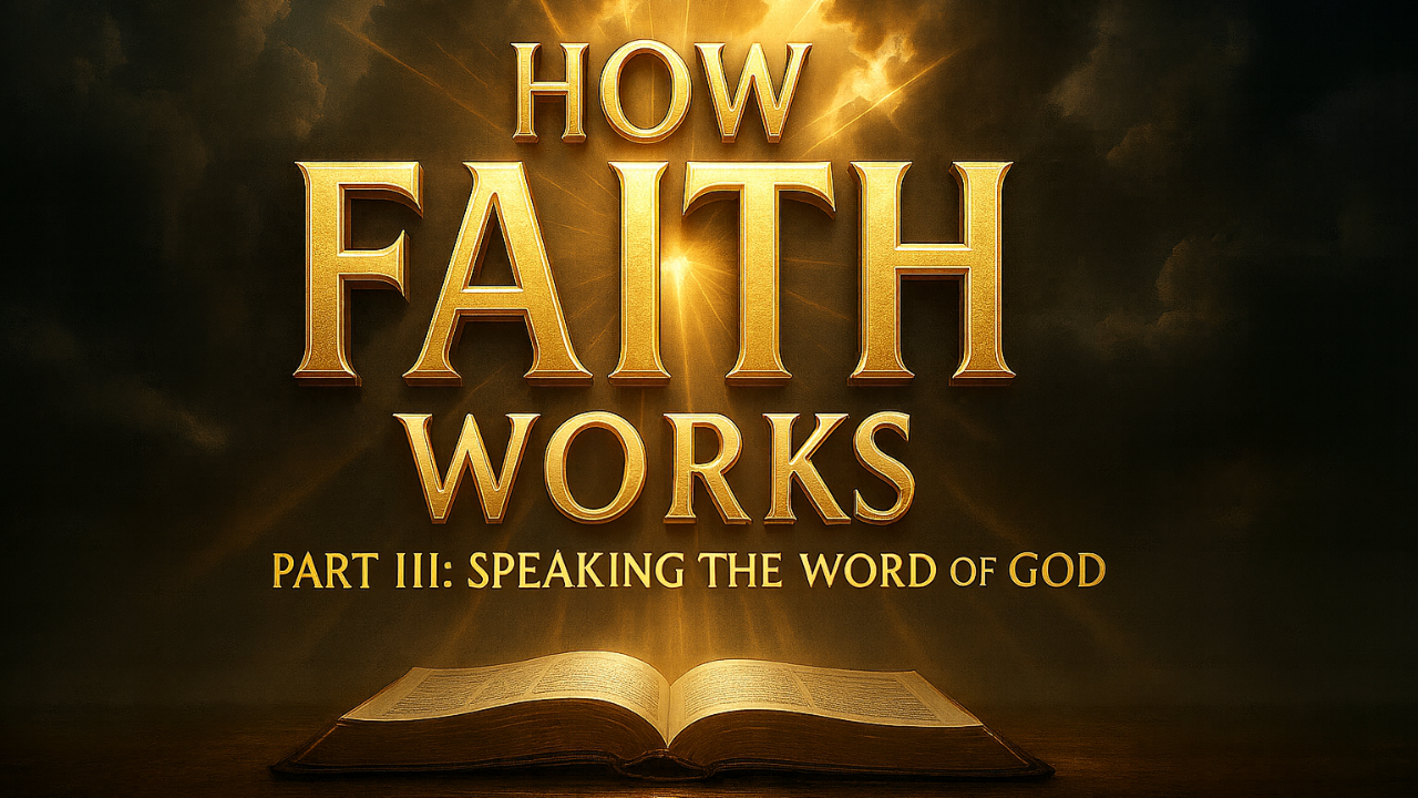 How Faith Works pt. 3 - Speaking the Word of God - Audio episode artwork