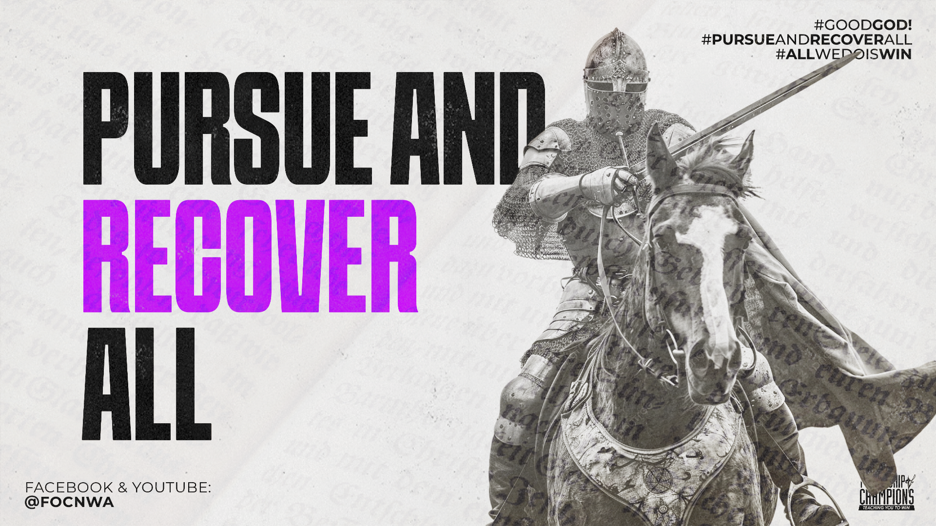 Pursue & Recover All - Audio episode artwork