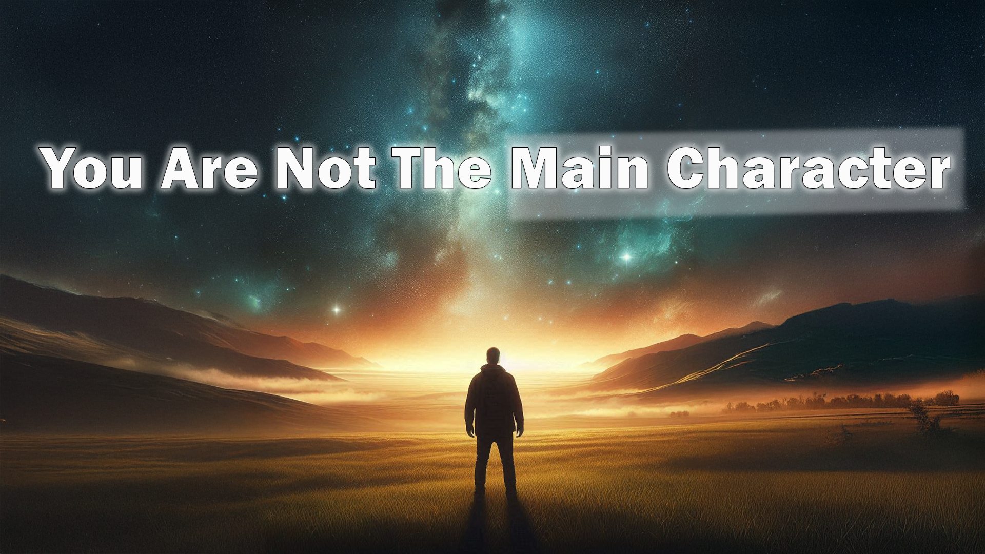 You Are Not the Main Character 