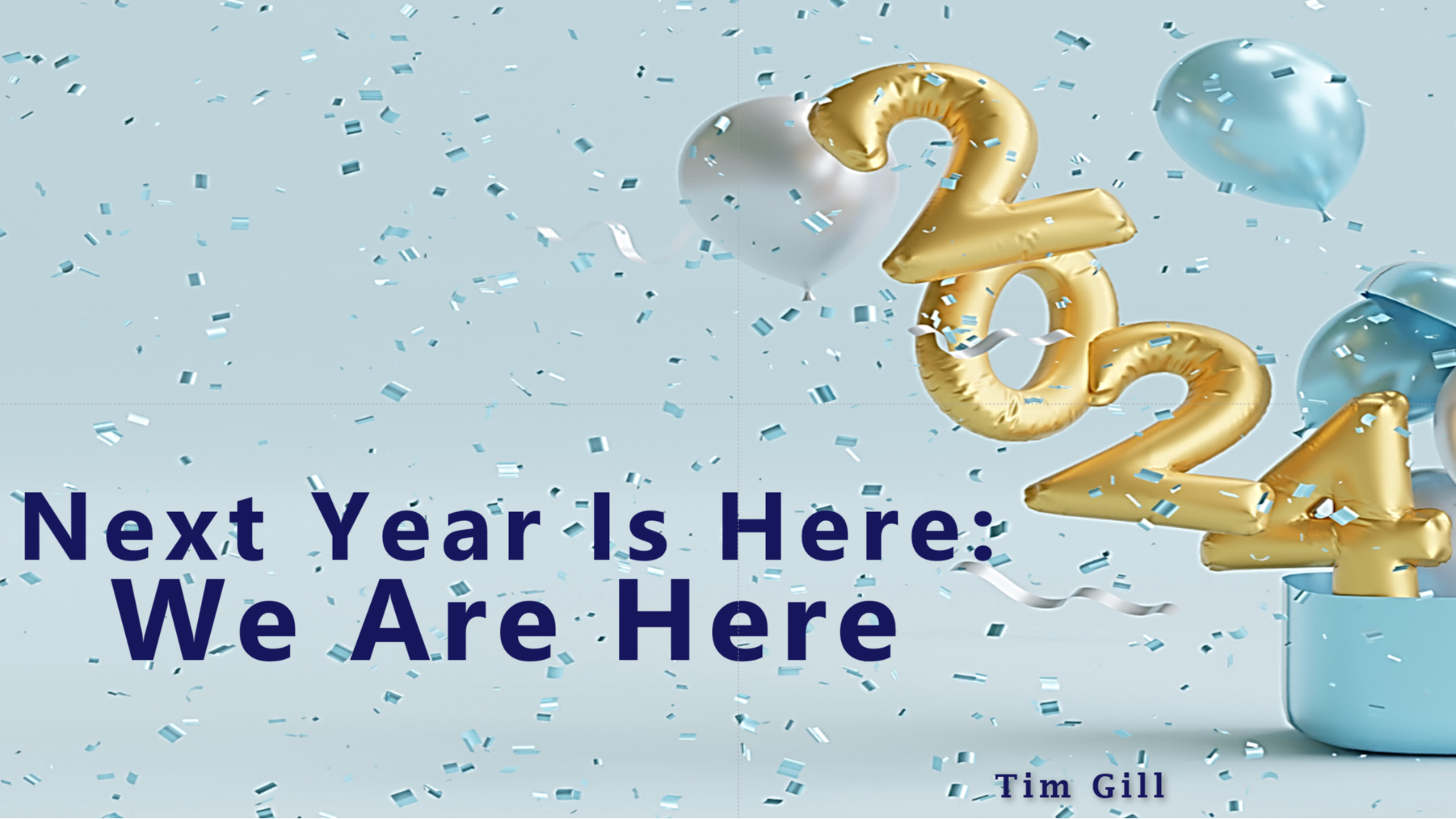 Next Year Is Here - Audio