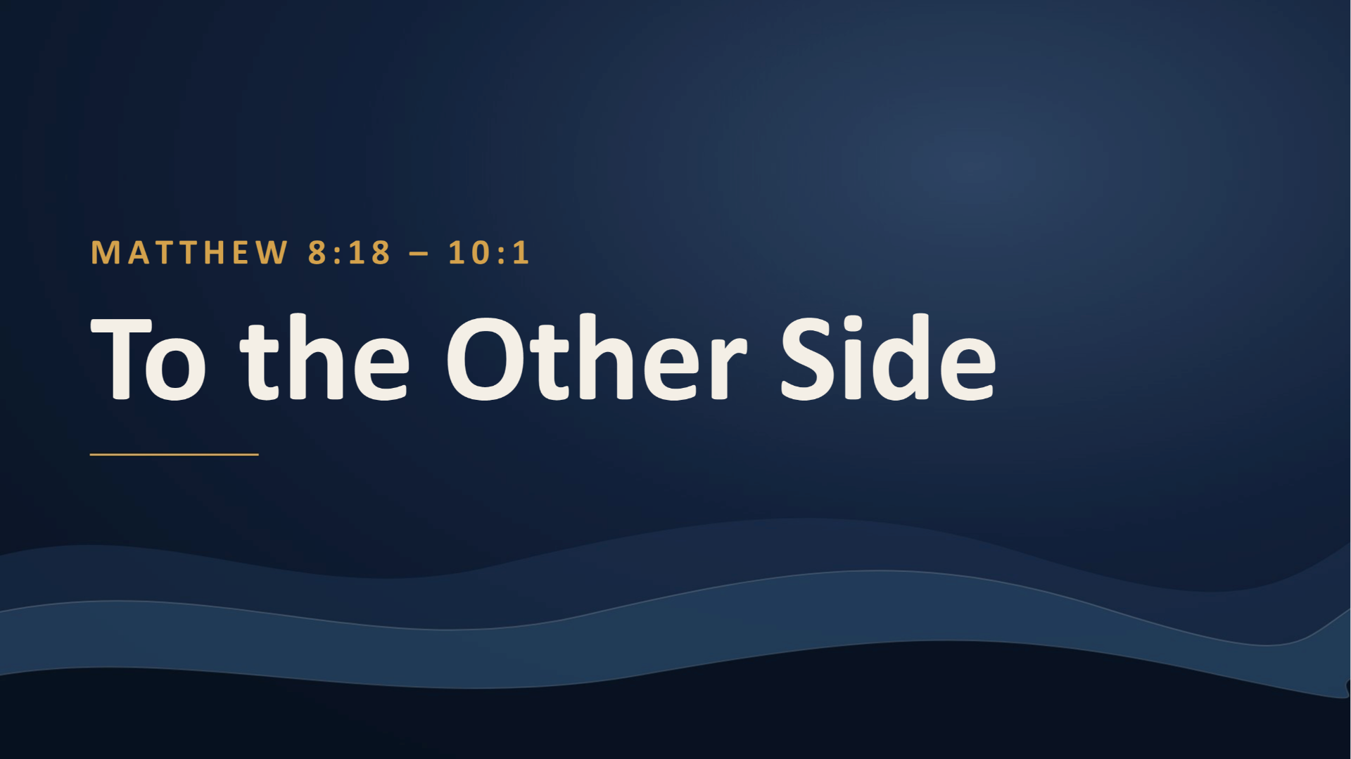 To the Other Side