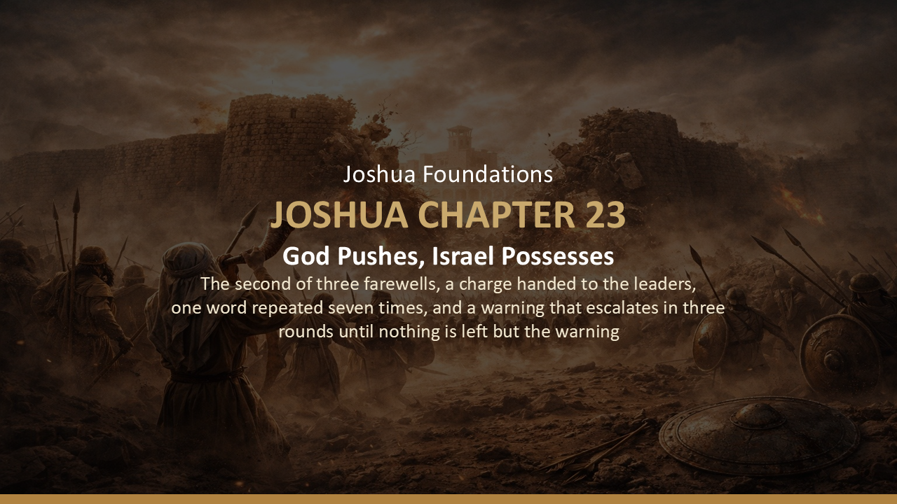 Joshua 23 episode artwork
