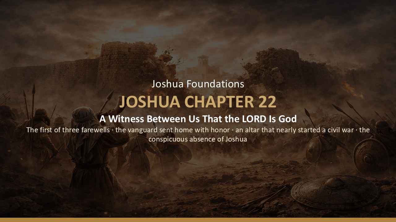 Joshua 22 episode artwork