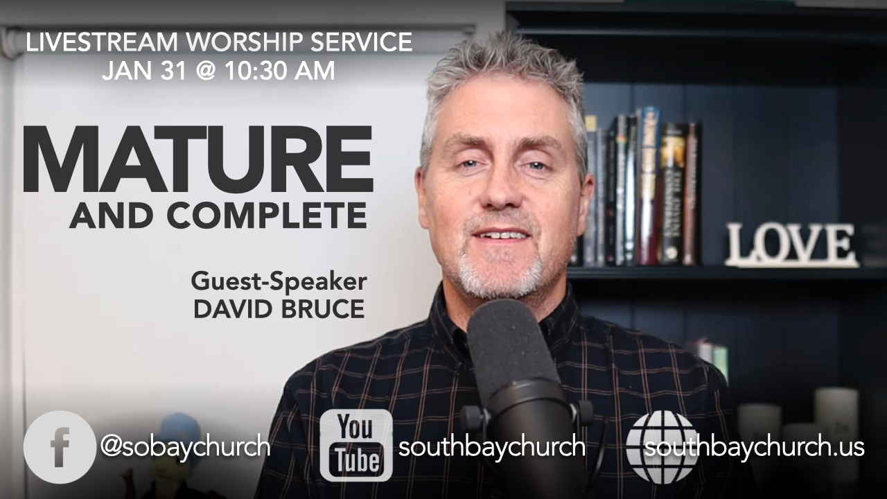 Mature and Complete - David Bruce - Audio episode artwork