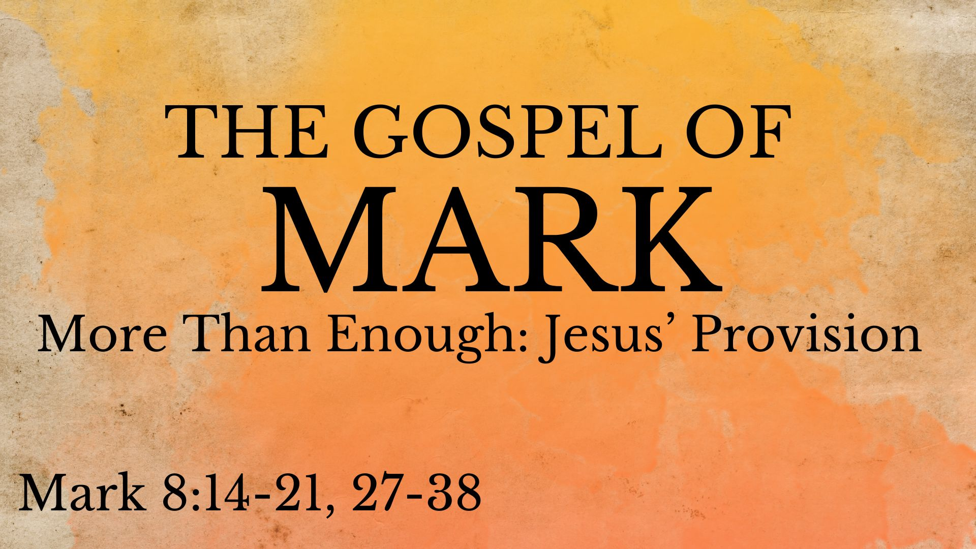 More Than Enough: Jesus’ Provision - 02/23/2025 episode artwork