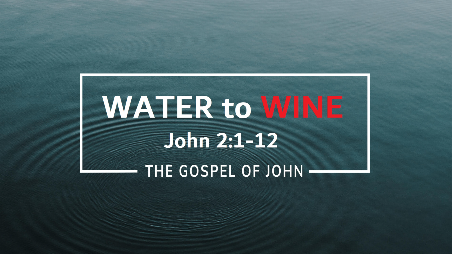 Water to Wine - 01/24/2021 episode artwork