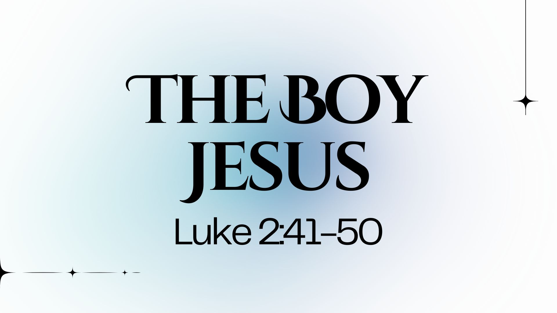 The Boy Jesus - 12/29/2024 episode artwork