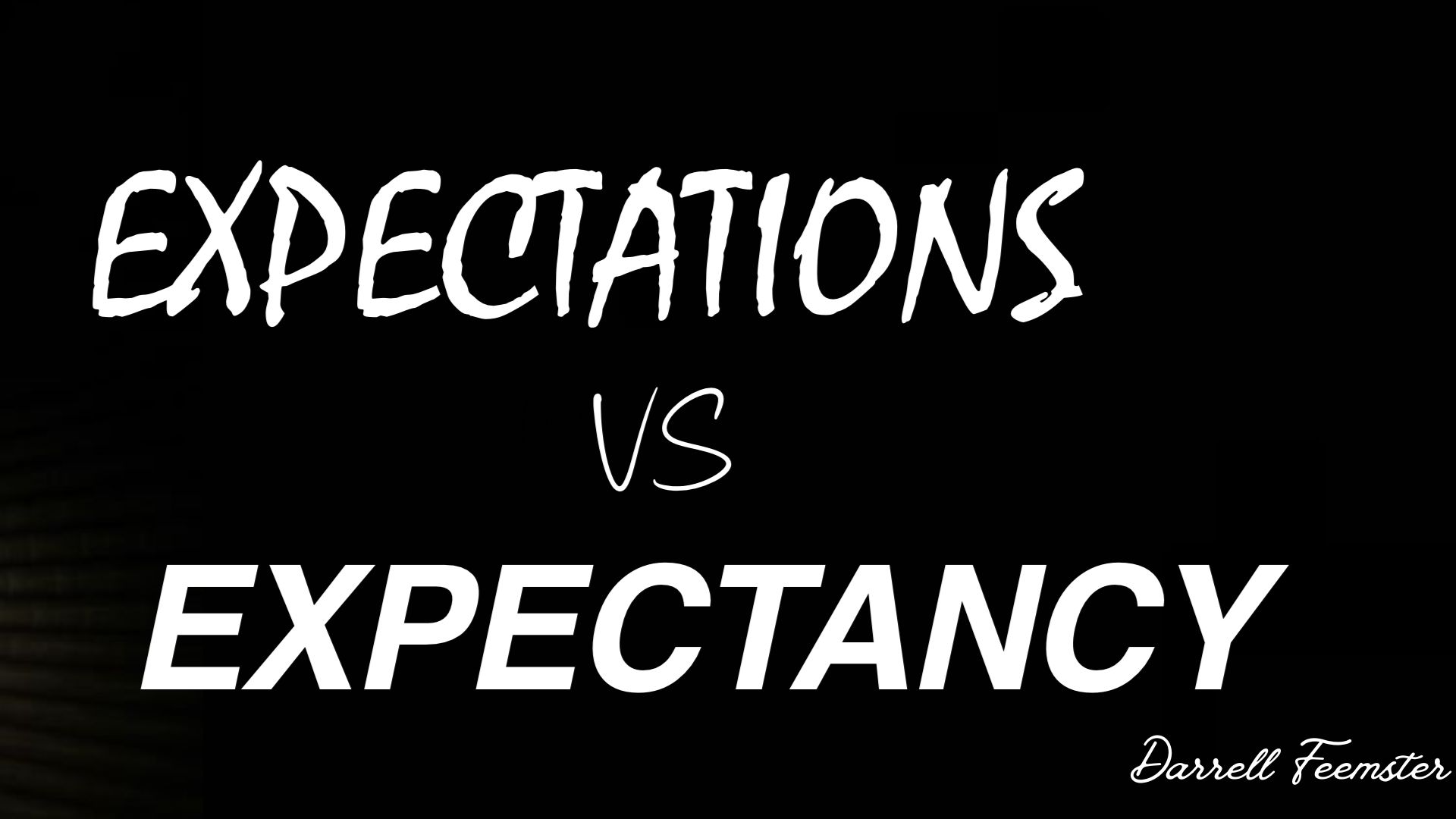 expectations vs expectancy episode artwork