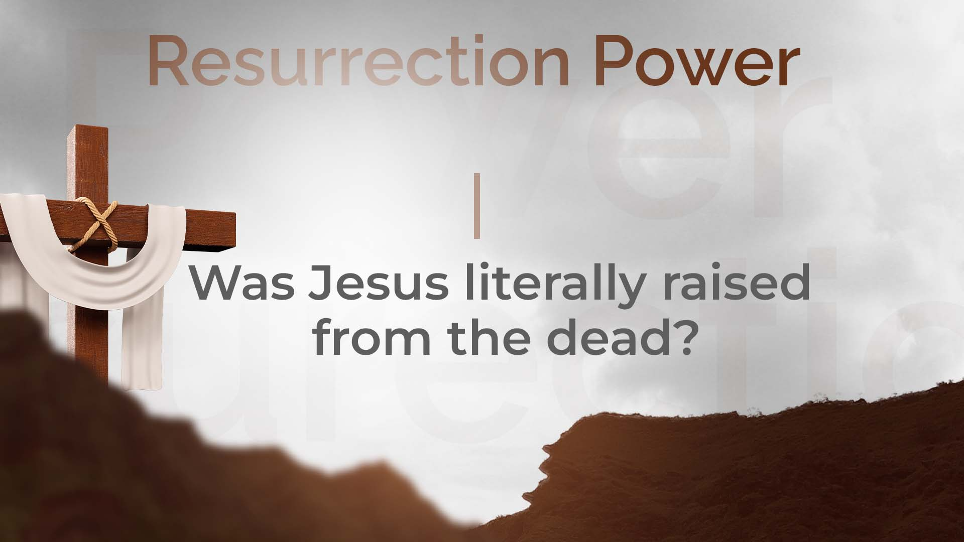 Was Jesus literally raised from the dead? (Sunday Service 24 April 2022)