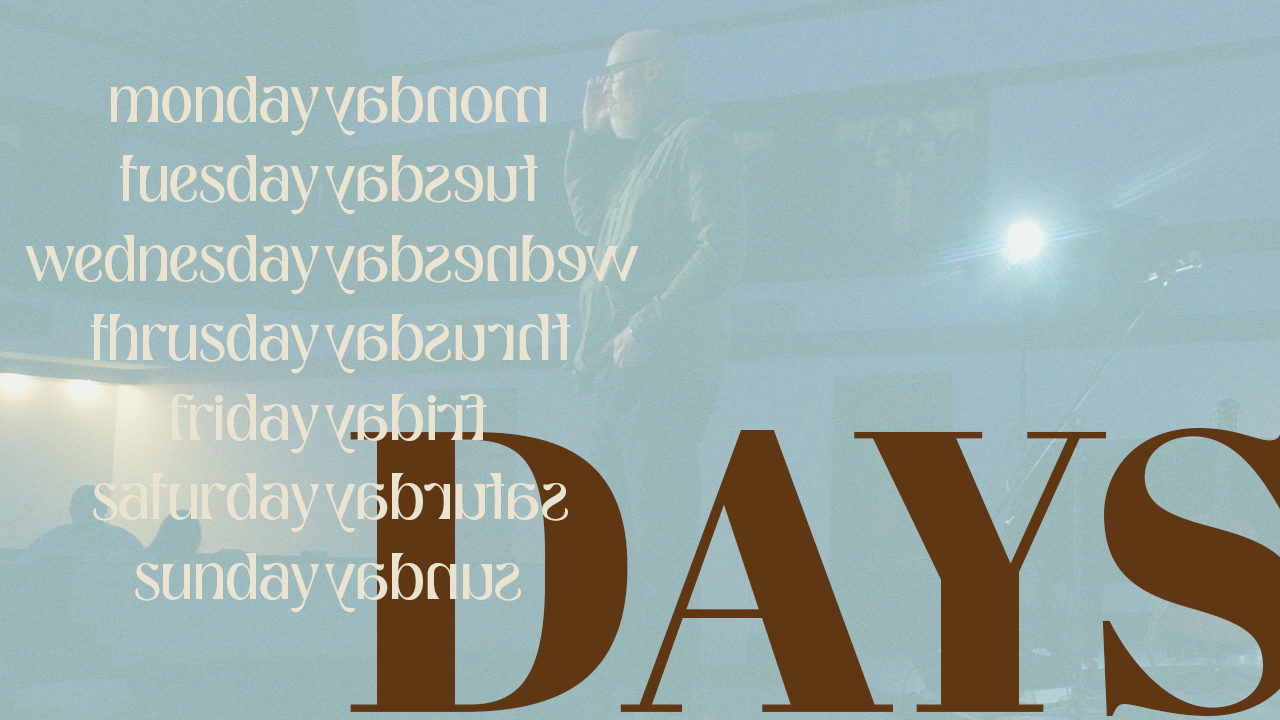 DAYS: FRIDAY