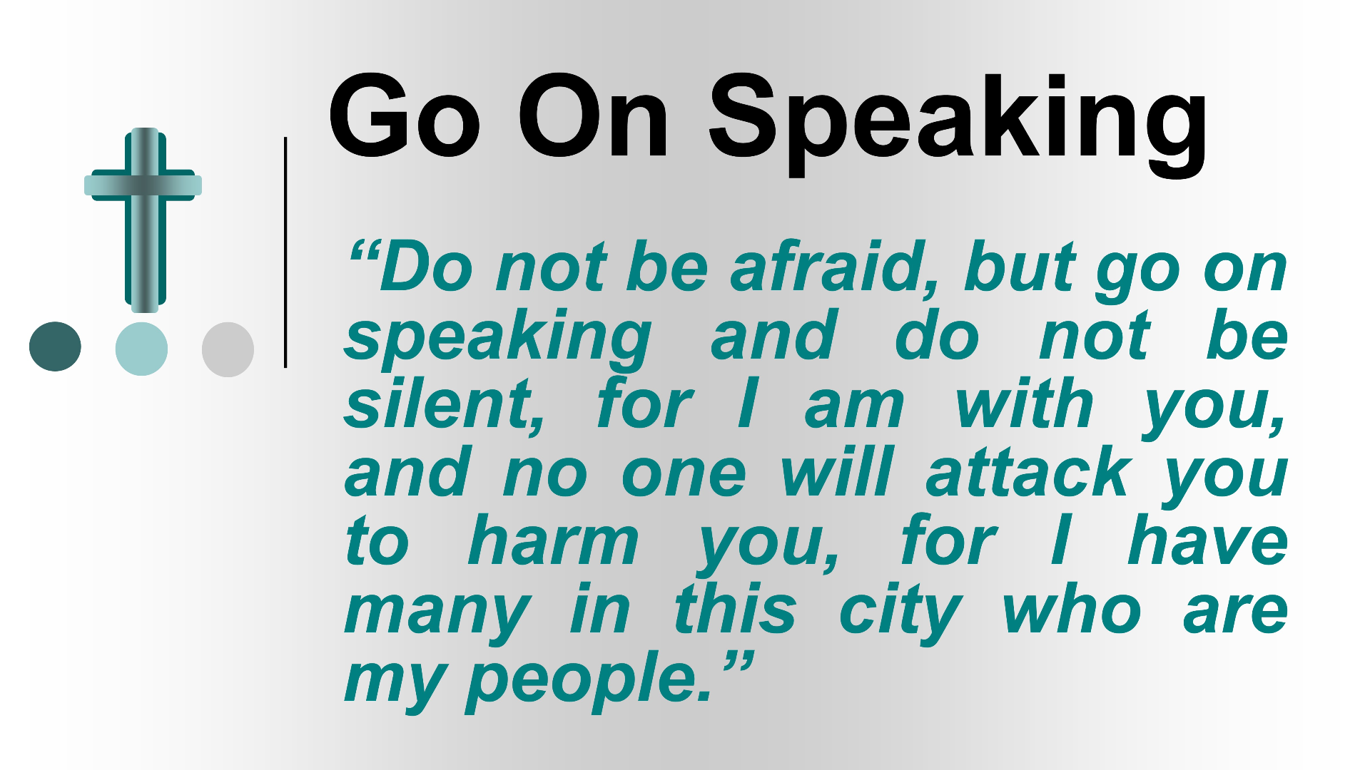 Go On Speaking - Audio episode artwork