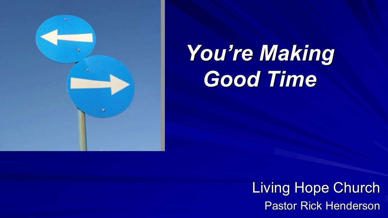 You're Making Good Time! - Audio episode artwork