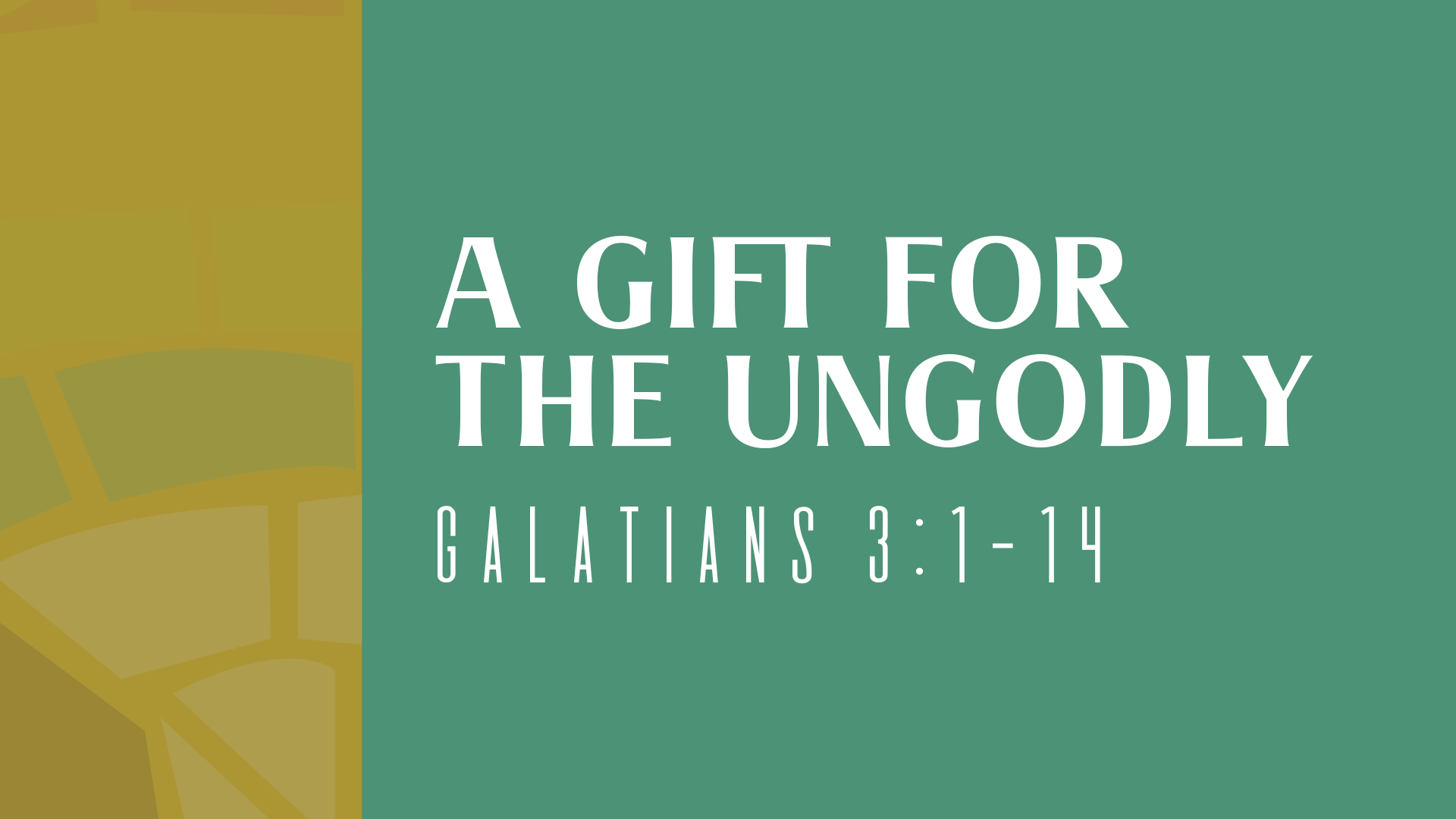 A Gift For The Ungodly - Audio episode artwork