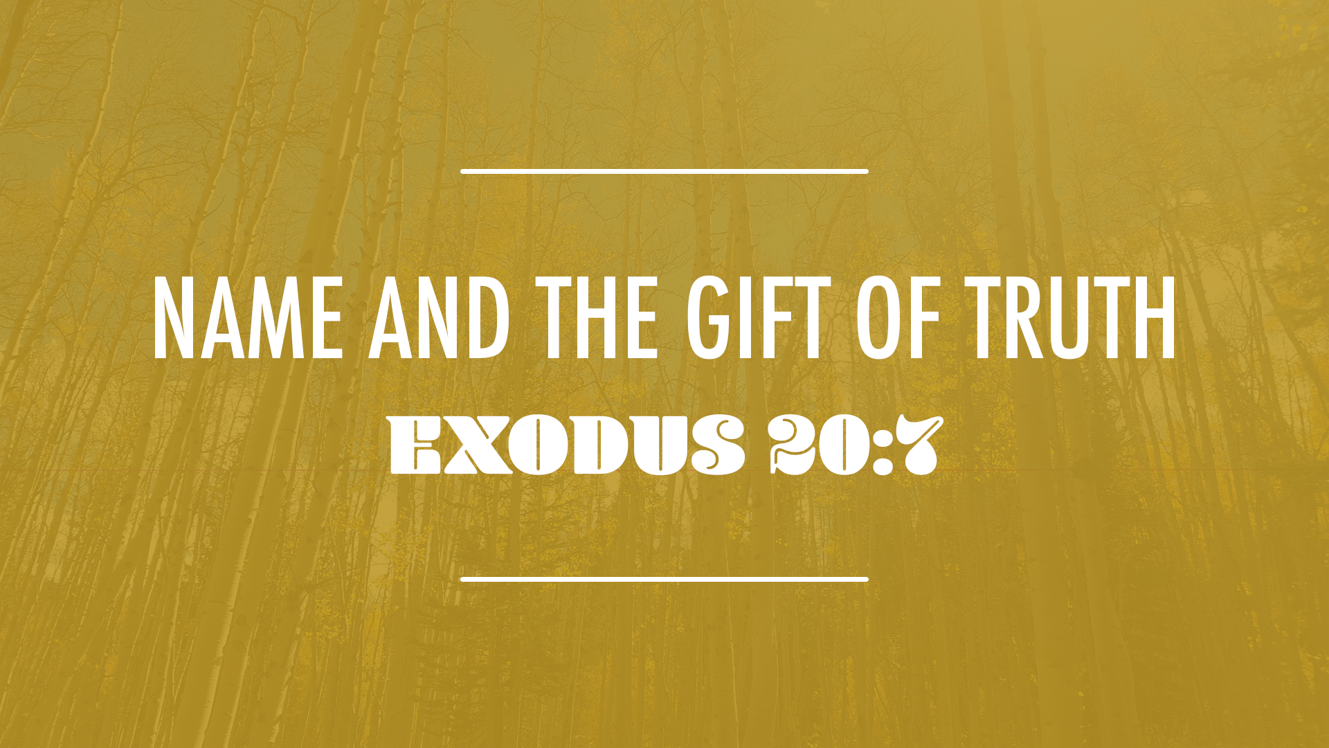 Name and the Gift of Truth - Audio episode artwork