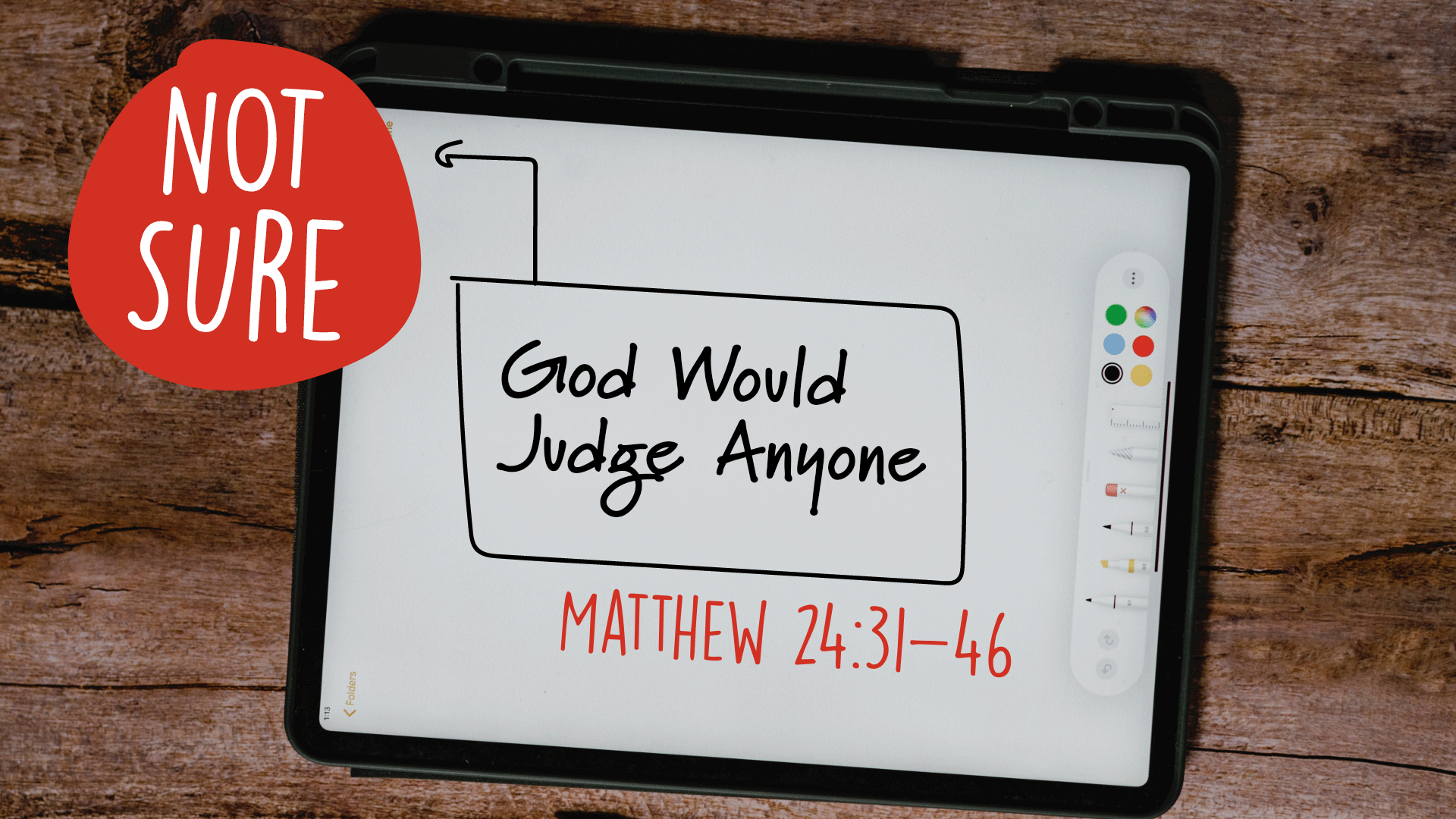 Not Sure...God Would Judge Anyone - Audio episode artwork