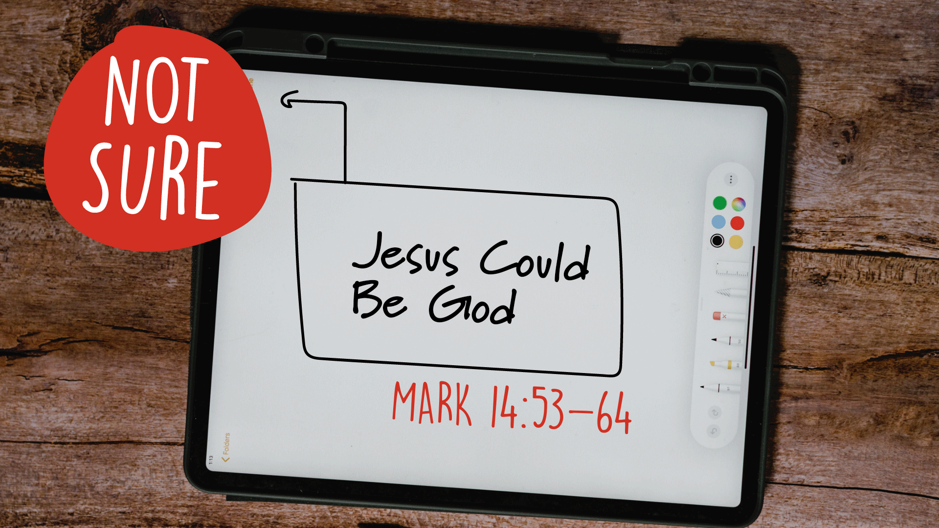 Not Sure...Jesus Could Be God - Video episode artwork