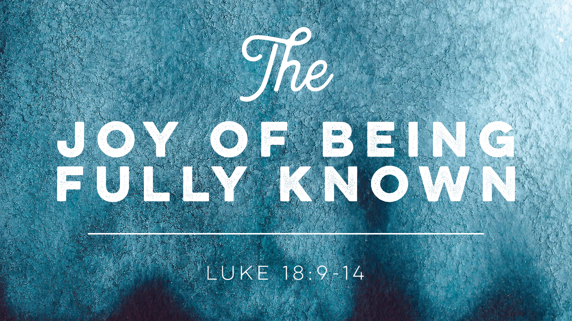 The Joy of Being Fully Known - Audio episode artwork