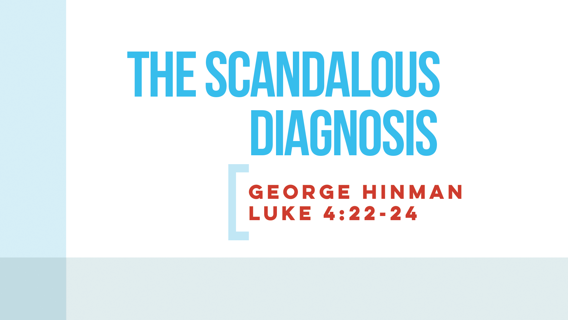 The Scandalous Diagnosis - Audio episode artwork