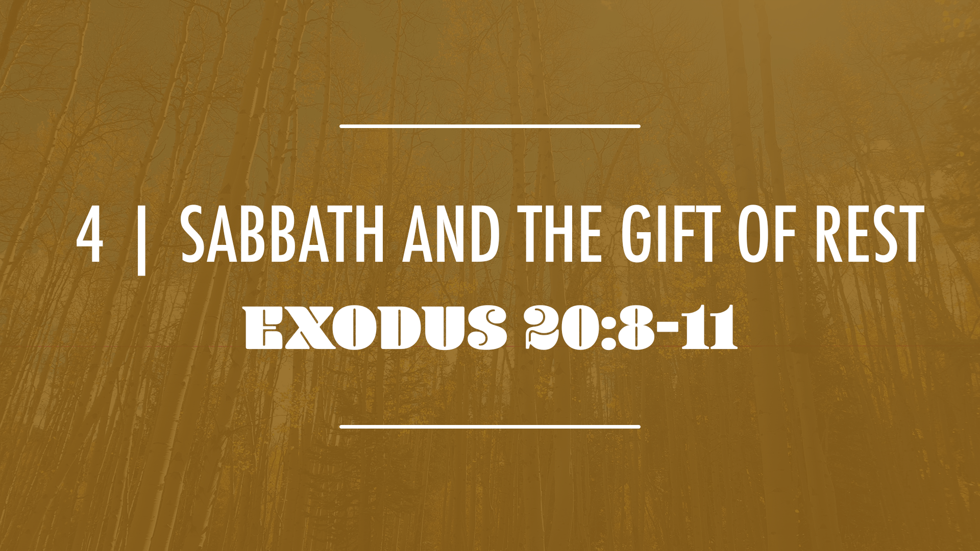 Sabbath and the Gift of Rest - Audio episode artwork