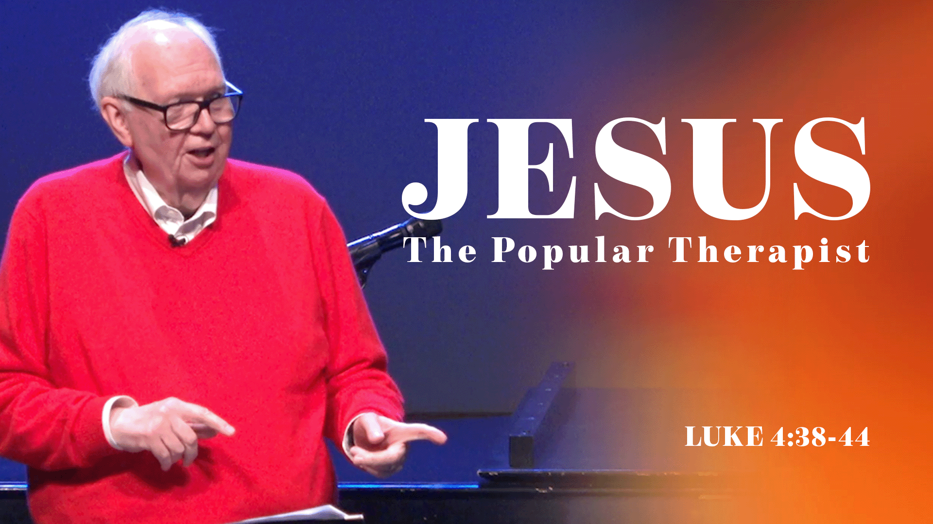 Jesus, The Popular Therapist - Audio episode artwork