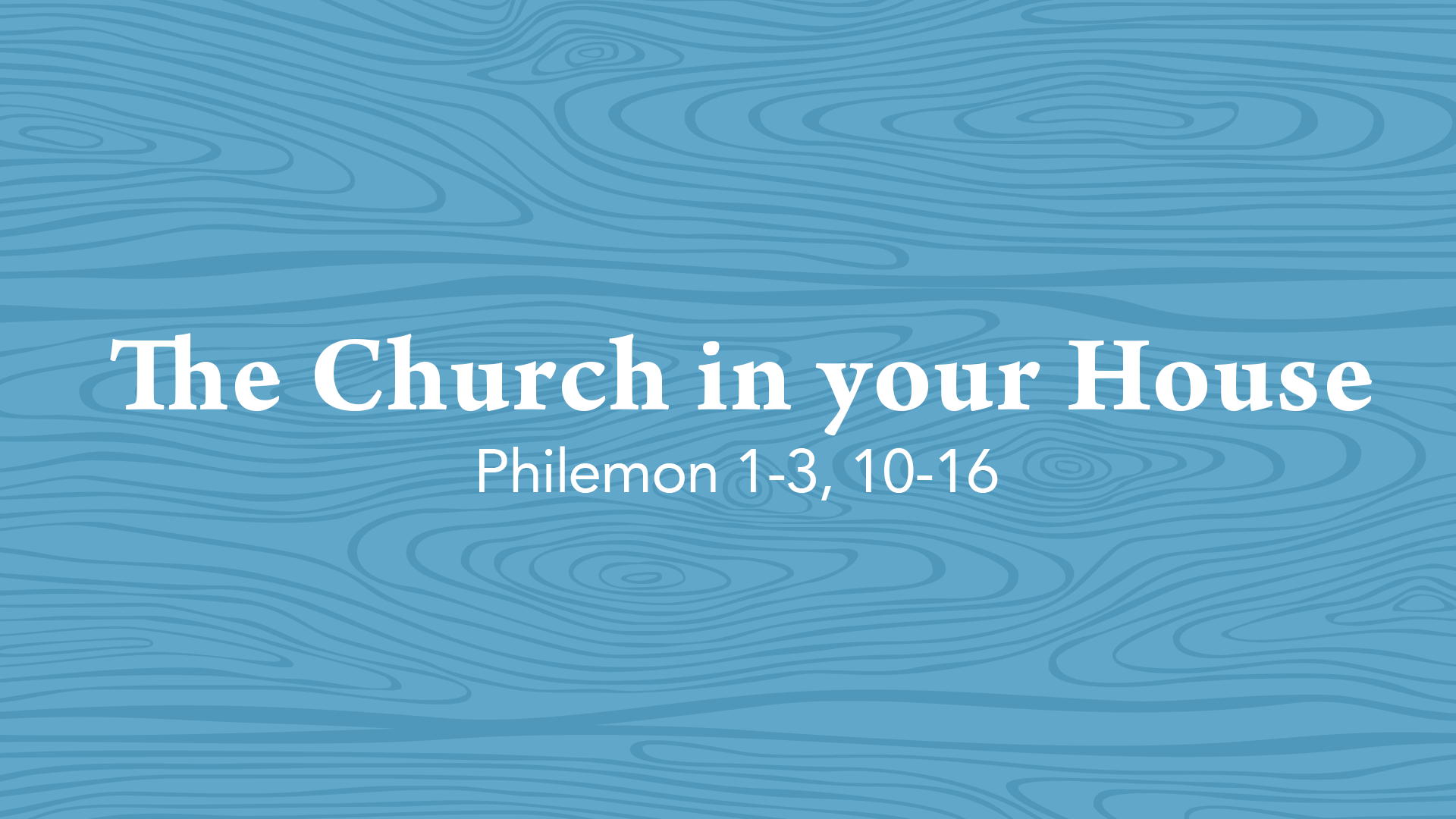 The Church In Your House - Audio episode artwork