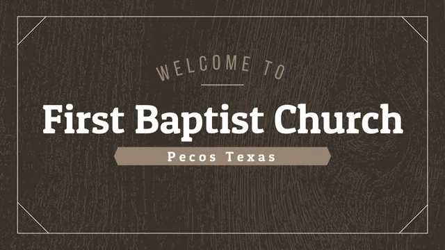 First Baptist Church Pecos TX