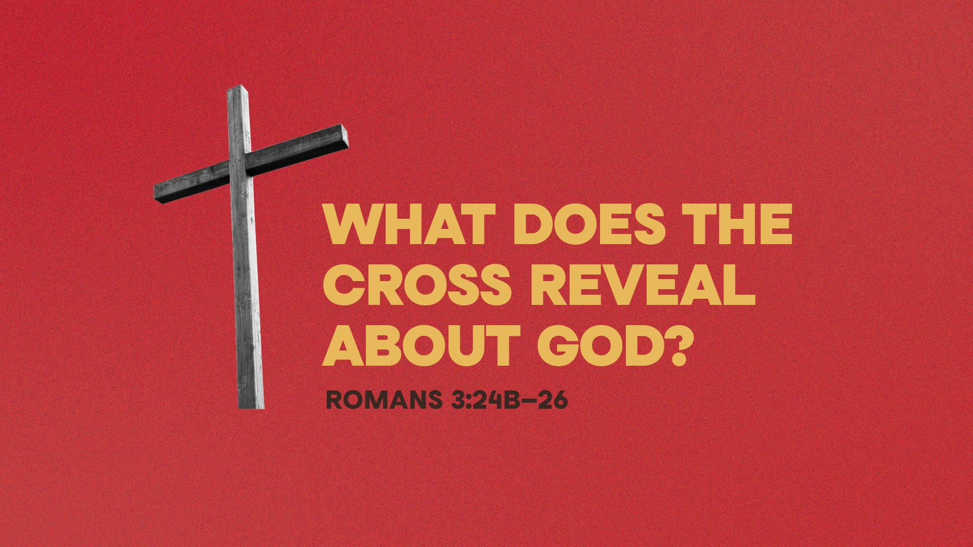 What Does the Cross Reveal About God? episode artwork