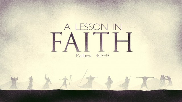 A Lesson in Faith - Part 1 - Audio episode artwork