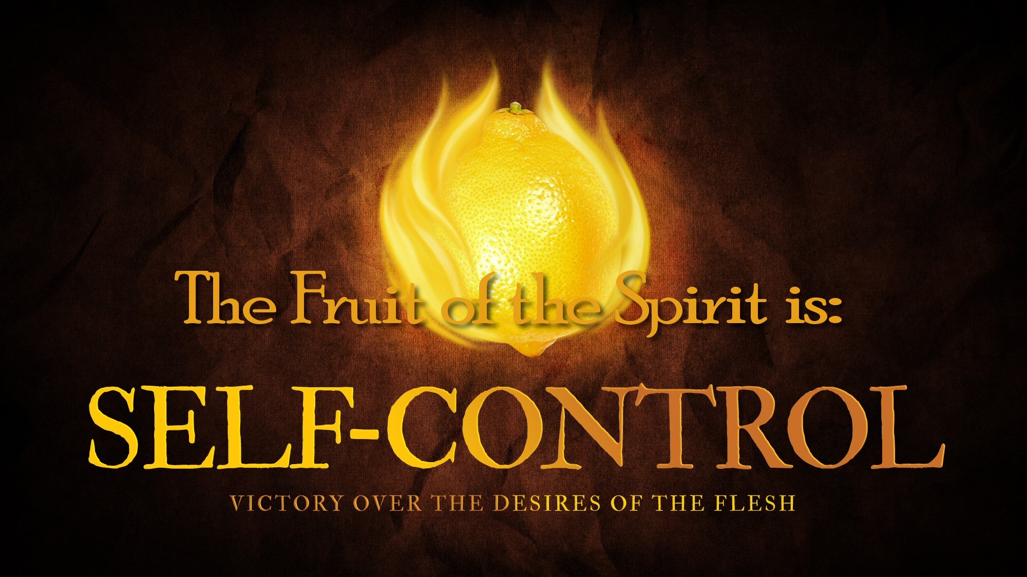 The fruit of the spirit is self-control - Audio episode artwork