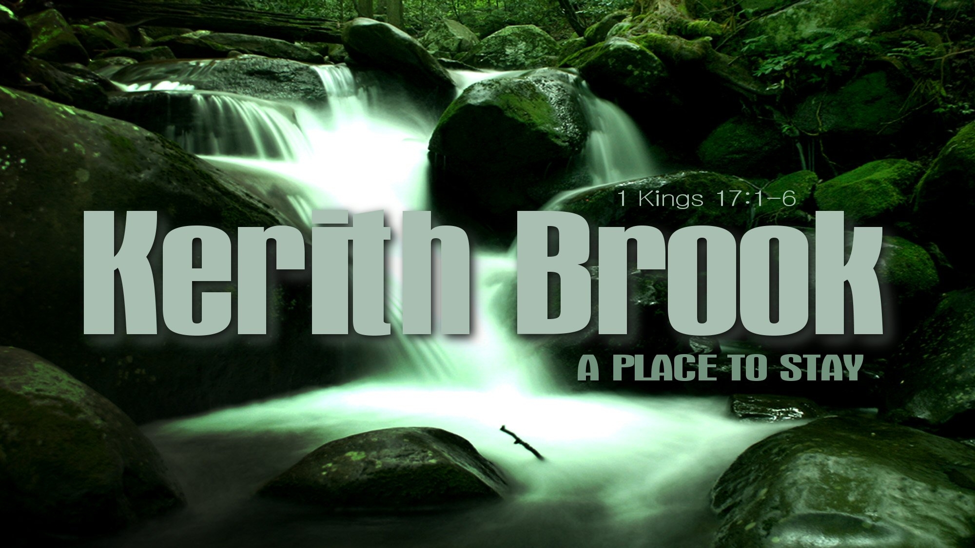 Kerith Brook 3 - A Place to Stay - Audio episode artwork