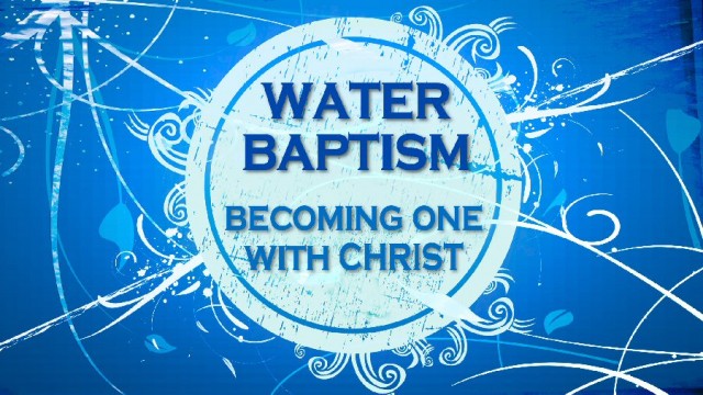 water baptism - becoming one with Christ - Audio episode artwork